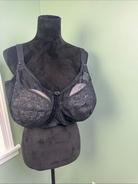 Goddess black lace Bra 40J
